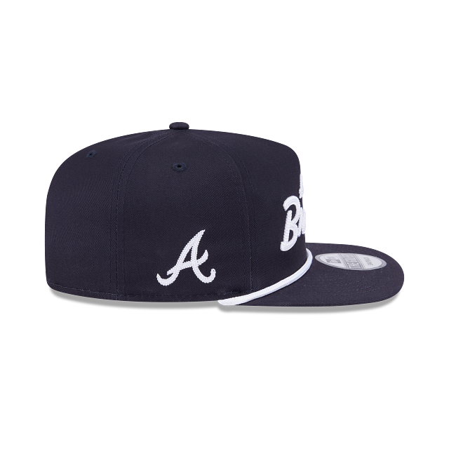 Atlanta Braves - Golfer Team Text Snapback Hat, New Era - Mann