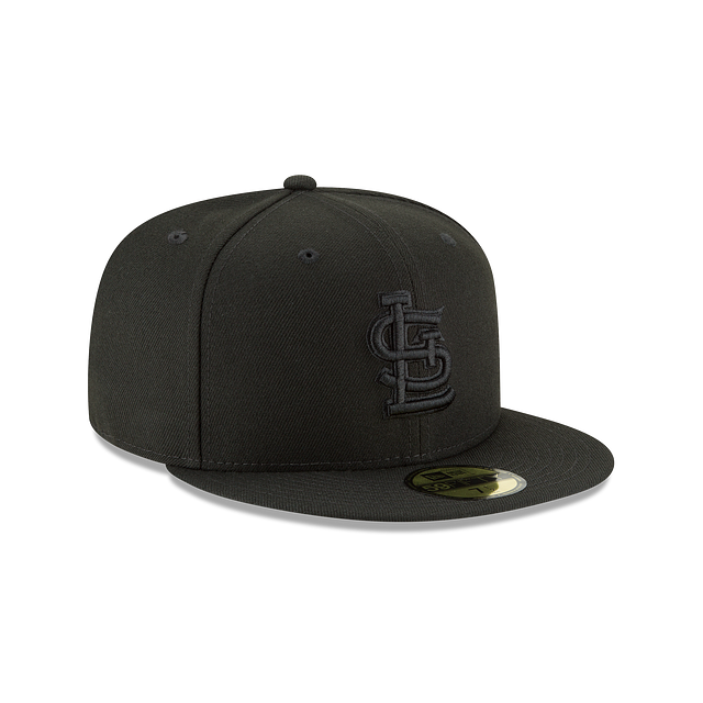 St. Louis Cardinals - 59Fifty Black on Black Hat, New Era - Mann