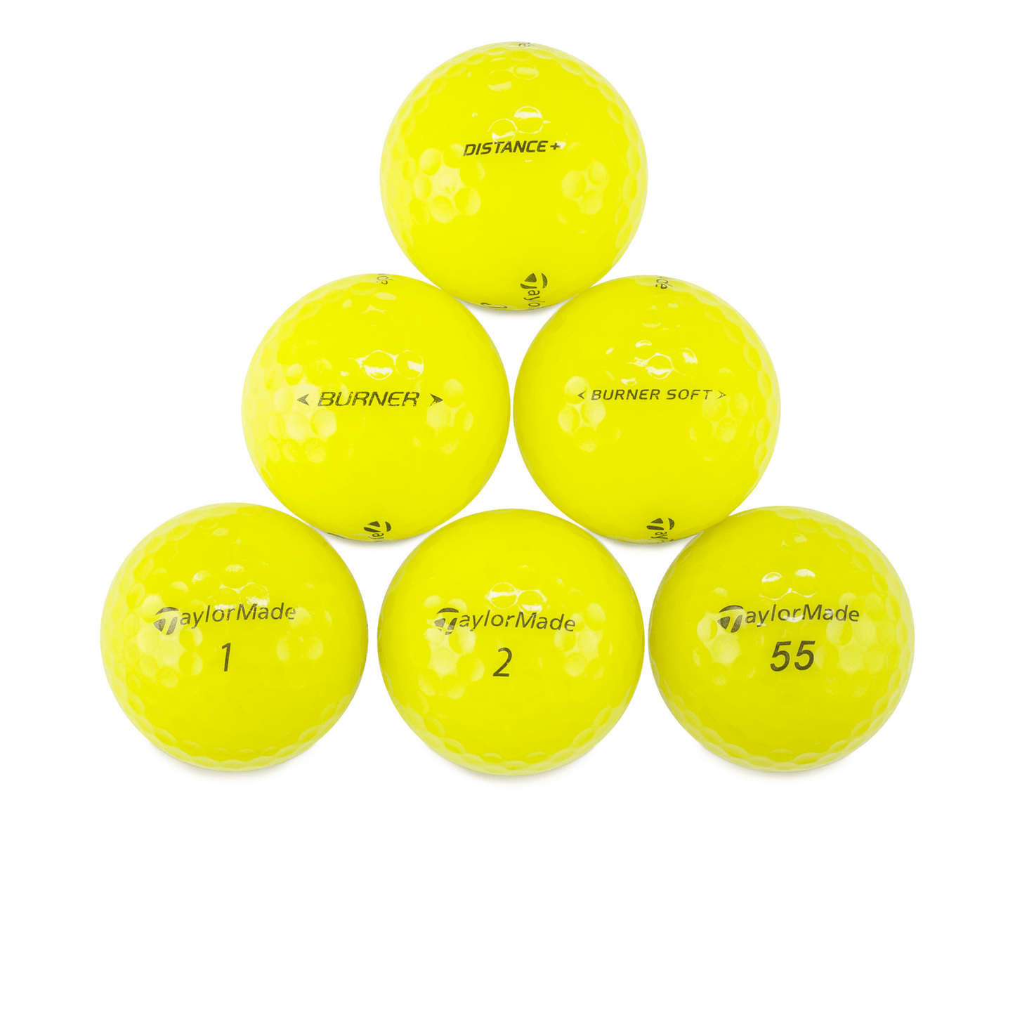 TaylorMade Mint Yellow Mix Golf Balls - 1 Dozen