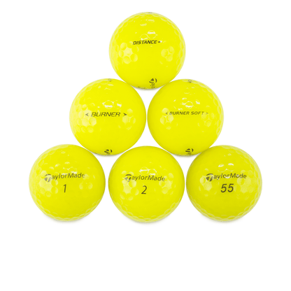 TaylorMade Mint Yellow Mix Golf Balls - 1 Dozen