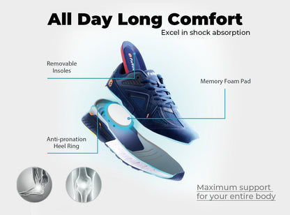 FitVille Men's Rebound Core Walking Shoes V1 - 13