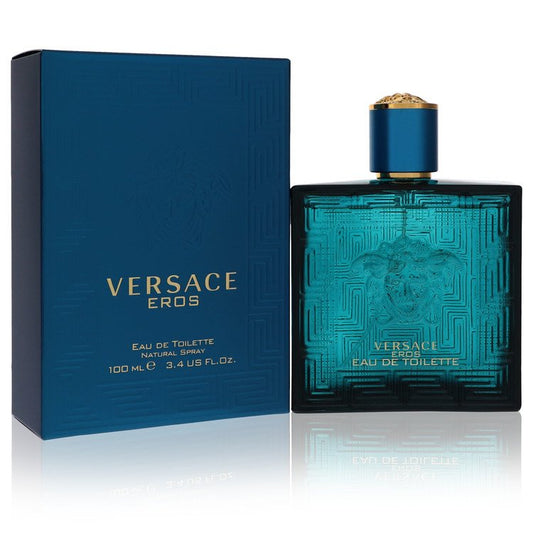 Versace Eros by Versace Eau De Toilette Spray 3.4 oz for Men - Mann