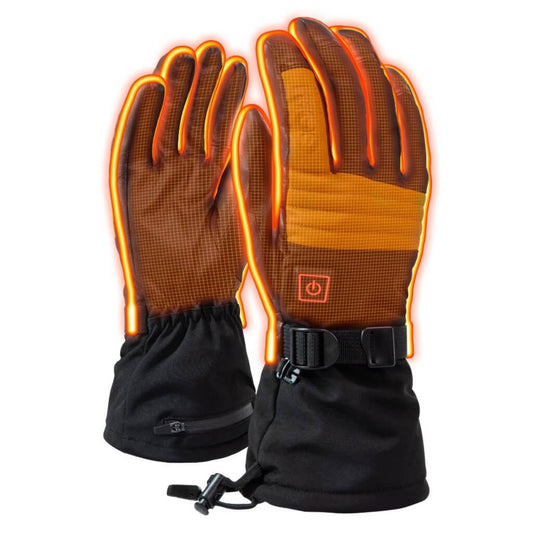 Vertex II Heated Ski Gloves (3500mAh USB-C batt) - Gobi Heat