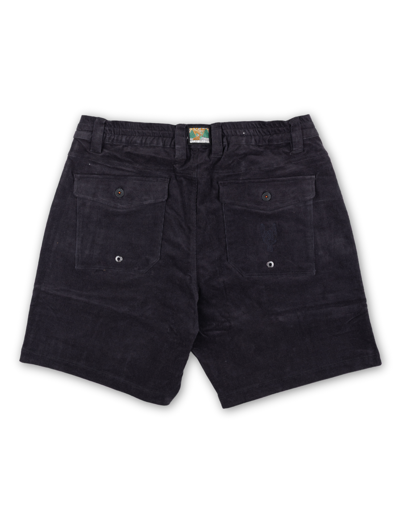 Baja Llama Arroyo 7" Inseam Stretch Corduroy Walkshorts - Charcoal