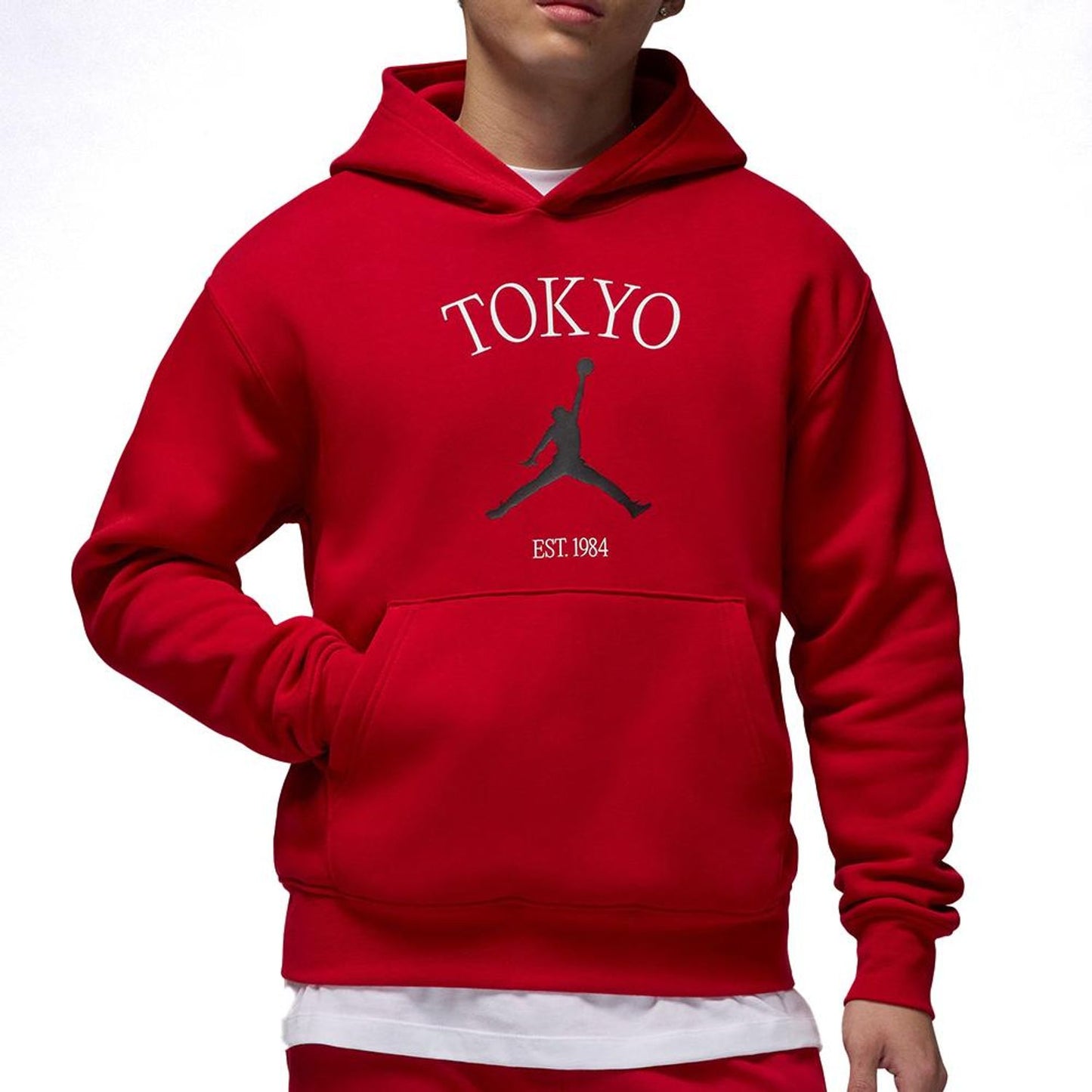 Jordan Tokyo City HBR Po Hoodie ‘Red’