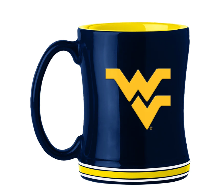 West Virginia - 14oz Relief Mug - Mann
