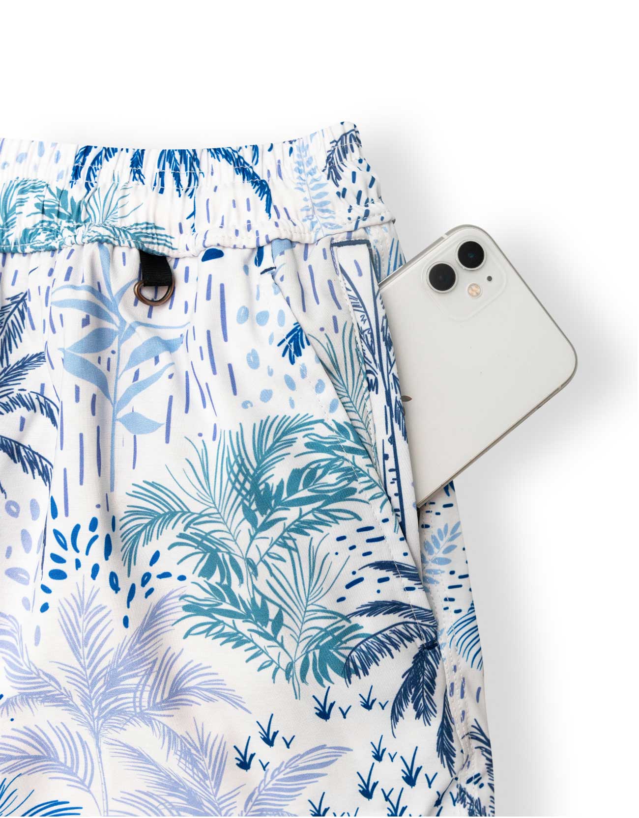 Baja Llama White Hot Tropics - Stretch Swimsuit