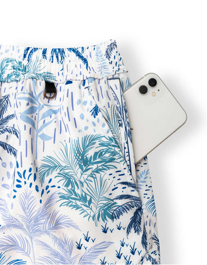Baja Llama White Hot Tropics - Stretch Swimsuit