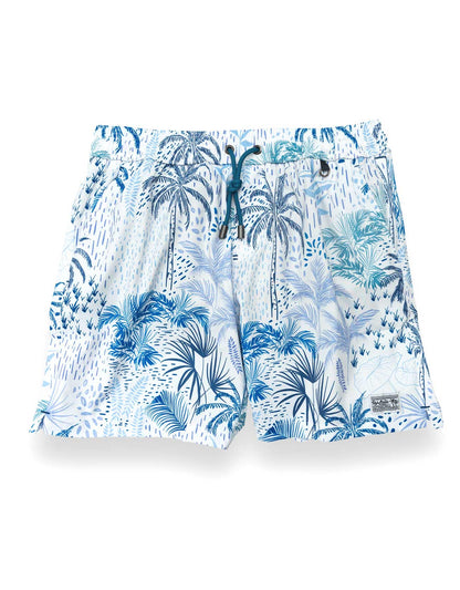 Baja Llama White Hot Tropics - Stretch Swimsuit