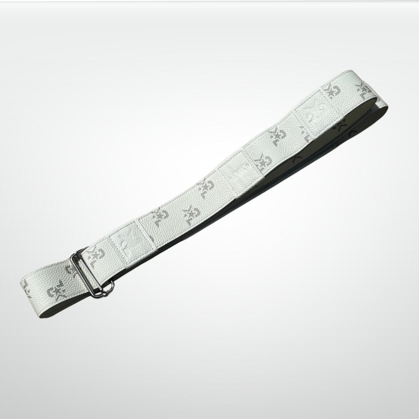 iReliev I AM Leather Monogram Yoga Strap