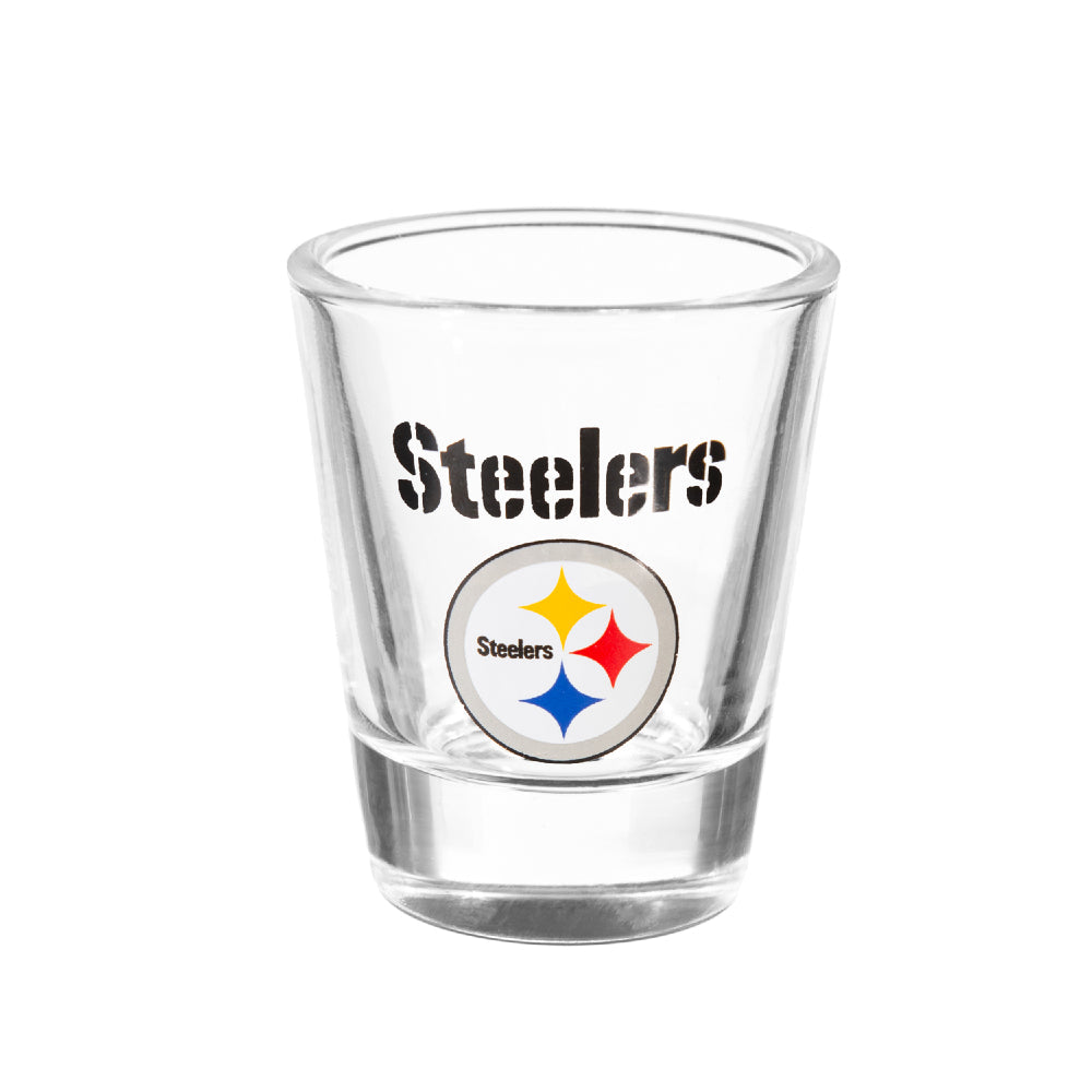 NFL Pittsburgh Steelers - Glass and Ceramic Shot Glass Set - Mann