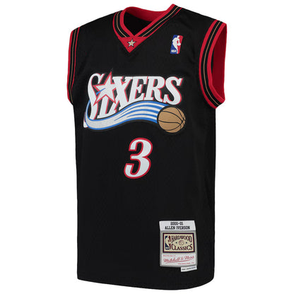 Philadelphia 76ers - Allen Iverson 1997 Dark Jersey