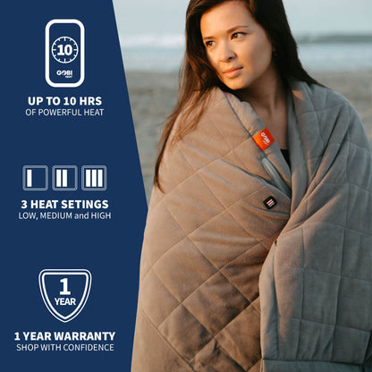 Gobi Heat Zen Portable Heated Blanket